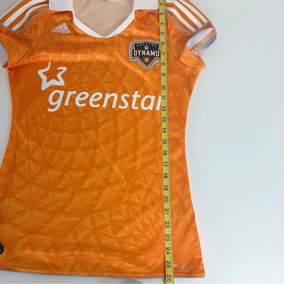 NWOT Houston‎ Dynamo Adidas ClimaCool Jersey Women’s Medium Orange Soccer Shirt - Picture 9 of 11